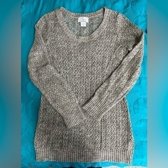 Lightweight Maternity sweater taupe size small - Picture 3 of 7